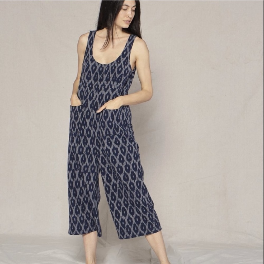 NWT Outerknown Pali Playsuit, Sun Ikat